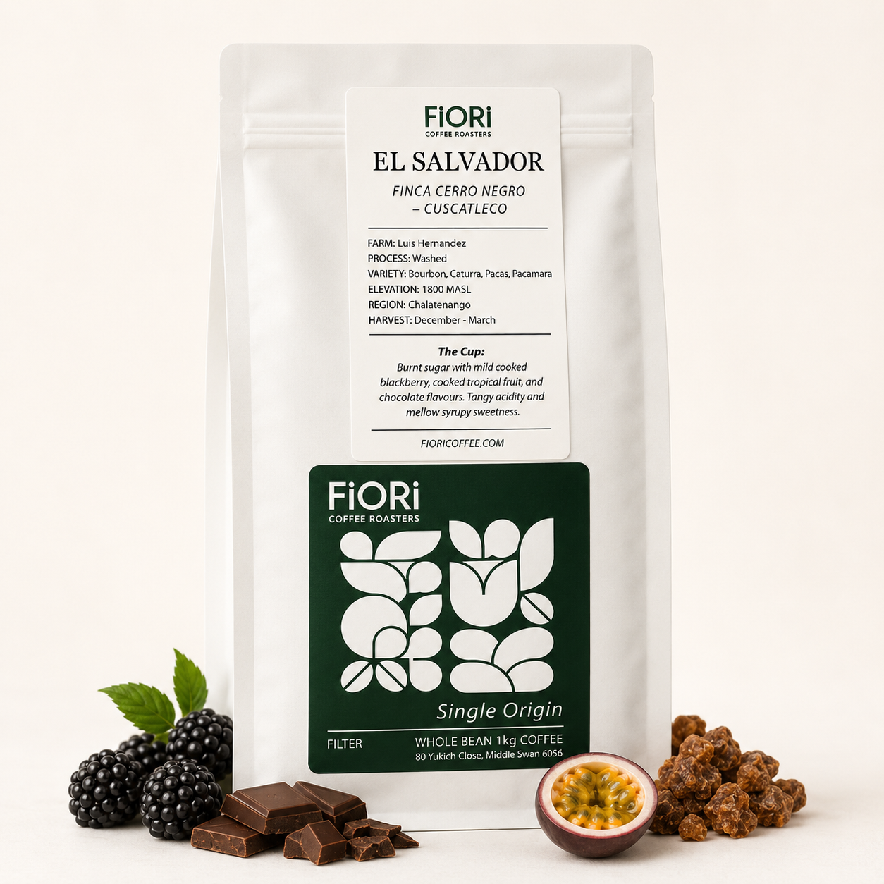 El Salvador Finca Cerro Negro Cuscatleco Single Origin Coffee
