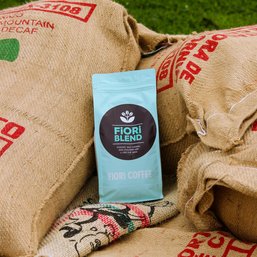1kg coffee bag of Fiori's Fiori Blend